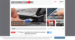 Desktop Screenshot of infodirector.ro