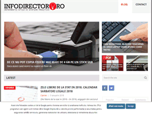 Tablet Screenshot of infodirector.ro